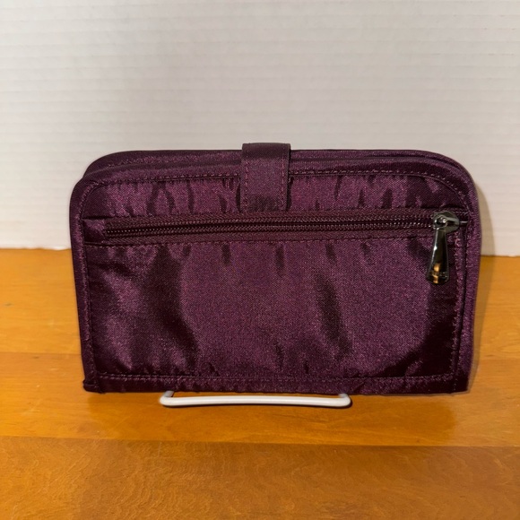 Lug Tandem Snap Wallet in Wine - Picture 2 of 4